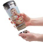 Customizable Stainless Steel Travel Tumbler - Thermo-Temp