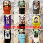 Personalized Stainless Steel Tumbler with Photo & Text