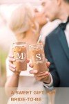Custom Monogrammed 16oz Glass Tumblers with Lids