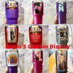Personalized Stainless Steel Tumbler with Photo & Text