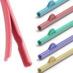Bright 5-Pack Easy Clean Reusable Tumblers Straws