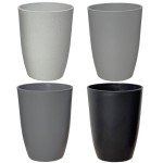 LuckyZone 12 oz Wheat Straw Reusable Tumblers - Set of 4
