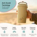 16oz Speckled Gray Reusable Travel Coffee Mug