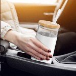 20 oz Reusable Glass Tumbler with Lid & Straw