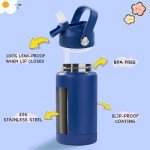 Kid-Friendly 12oz Stainless Steel Water Bottle