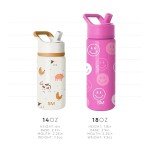 Kids Summit Insulated Water Bottle with Straw - Confetti