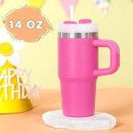 Kids' 14 Oz Insulated Tumbler with Handle & Straw