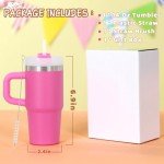 Kids' 14 Oz Insulated Tumbler with Handle & Straw