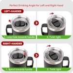 Snowfall 20oz Screw Top Lid for YETI Tumblers