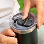 Snowfall 20oz Screw Top Lid for YETI Tumblers