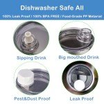 Leak-Proof 20 oz Red Insulated Tumbler with Straw