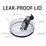 20 oz Tumbler Replacement Flip Lids - 2 Pack