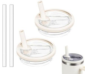 30 oz Tumbler Flip Straw Replacement Lid - 2 Pack