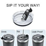 20 oz Tumbler Replacement Flip Lids - 2 Pack