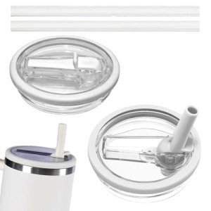 40 OZ Flip Straw Lids for Stanley Tumblers (2 PCS)