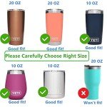 2 Pack of 20 Oz Tumbler Lids - Black