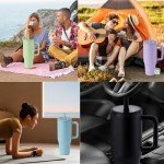 30 oz Tumbler Flip Straw Replacement Lid - 2 Pack