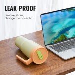 40 oz Insulated Tumbler with Handle & Straw