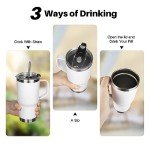 20 oz Stainless Steel Insulated Tumbler with Handle