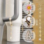 Cute A-Z Charms for Stanley Tumblers - 3PCS