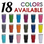 Custom Laser Engraved 30oz Tumbler - 17 Colors