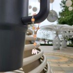 Cute A-Z Charms for Stanley Tumblers - 3PCS