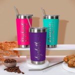 Custom Stainless Steel 20 oz Tumblers - 13 Designs