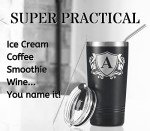 Personalized Monogrammed Travel Tumbler for Men