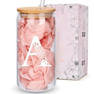 Personalized Monogrammed Tumblers with Lids and Straws