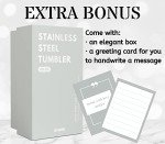 Personalized Monogrammed Travel Tumbler for Men