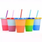 Color Changing Tumbler Set - 16 oz, 5 Colors