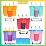 Color Changing Tumblers - 5 Pack, 24oz