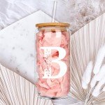 Personalized Monogrammed Tumblers with Lids and Straws