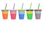 Color Changing Tumbler Set - 16 oz, 5 Colors