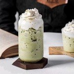 Bamboo Lid Glass Tumblers with Straws - 2 Pack