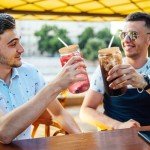 20 Oz Glass Tumblers with Lids and Straws