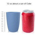 Set of 6 Unbreakable Wheat Straw Tumblers - 12 OZ