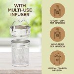 Bamboo Tea Infuser Tumbler - 17oz Bottle