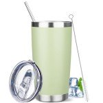 20 oz Stainless Steel Insulated Tumbler - Green Tea