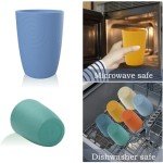 Set of 6 Unbreakable Wheat Straw Tumblers - 12 OZ