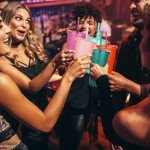 Rainbow Glitter Reusable Tumblers with Lids & Straws