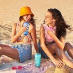 Color Changing 40 oz Tumblers with Lids and Straws