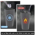 8-Pack Dark Grey Wheat Straw Tumblers