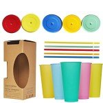 Color Changing Tumblers – 5 Pack 24oz Cups