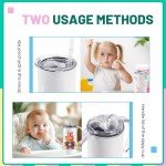 6 Pack Insulated Sippy Cups for Kids