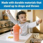 Dr. Brown's Pink Insulated Sippy Cup Set