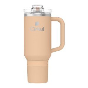 Cirkul 40oz Apricot Insulated Tumbler with Handle