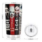Keraoo 20oz Horror Character Tumbler - Perfect Gift
