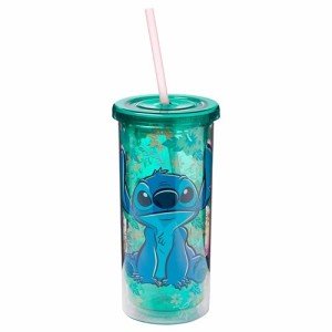 Lilo and Stitch Tropical Tumbler with Straw