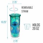 Lilo and Stitch Tropical Tumbler with Straw